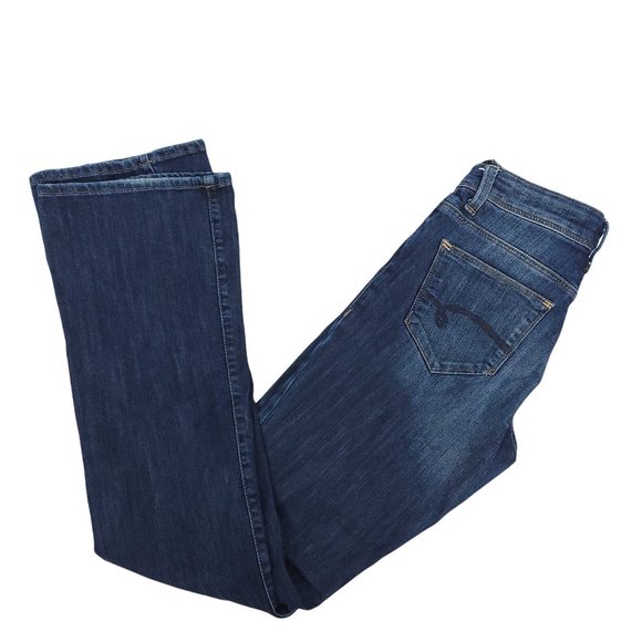 Mavi Denim Jeans Molly Womens Size 24/32 Blue Bootcut Mid Rise - Picture 4 of 11